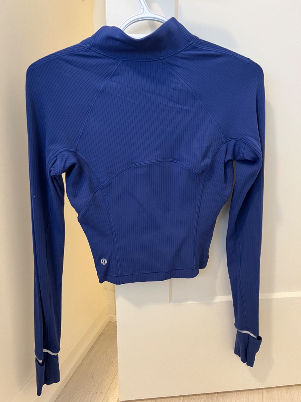 Lululemon It's Rulu Ribbed Cropped Half Zip - Picture 7 of 8